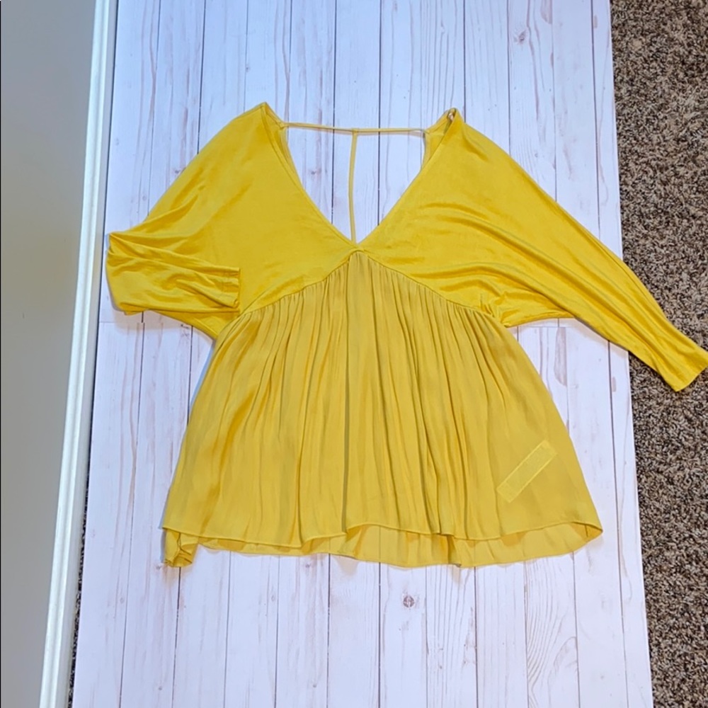 Yellow blouse